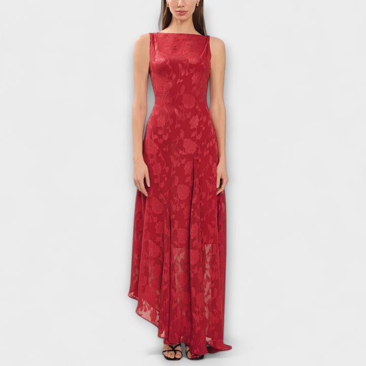 Opal - Elegant Backless Maxi Dress
