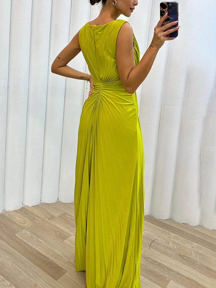 Sophia – Draped Elegance Dress