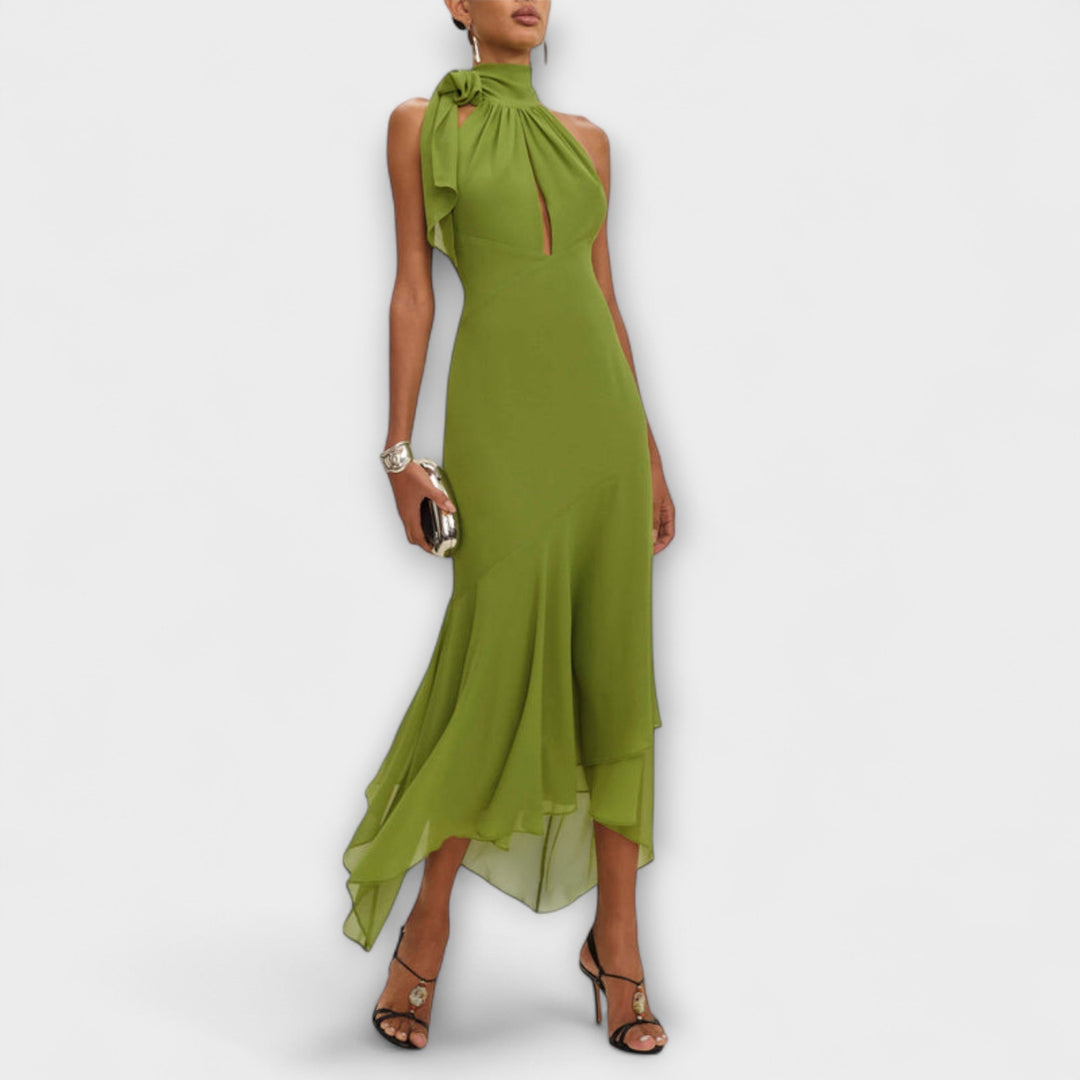 Sophia - Asymmetrical Maxi Dress