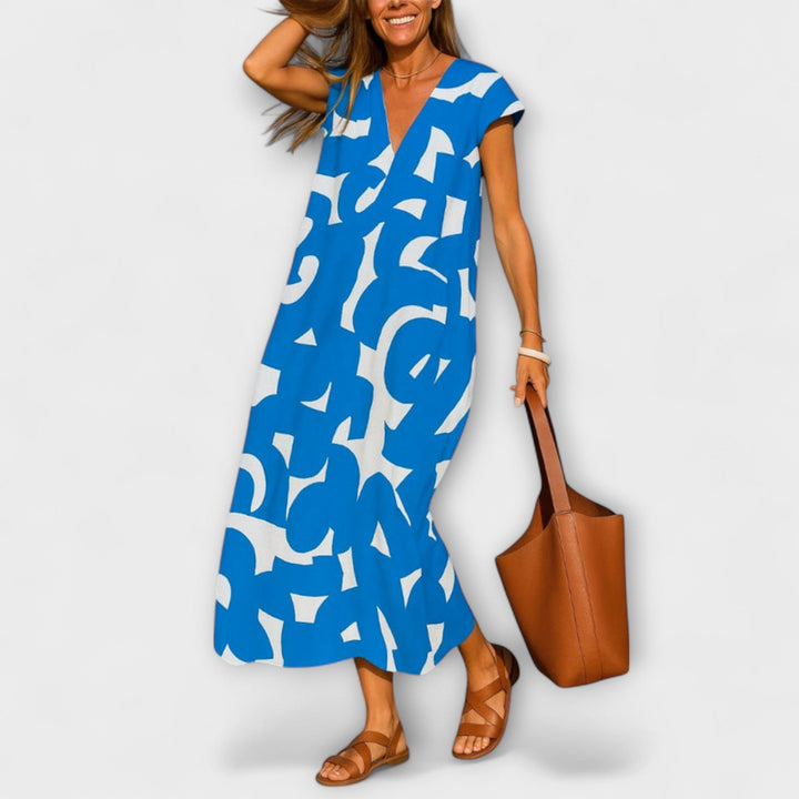 Linae - Lightweight V-Neck Dress