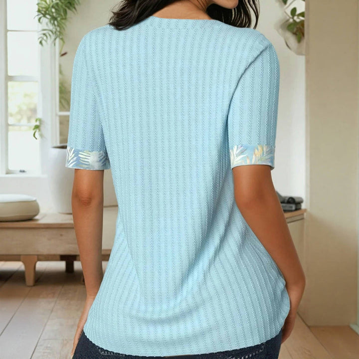 Nora - Squared Neckline Blouse