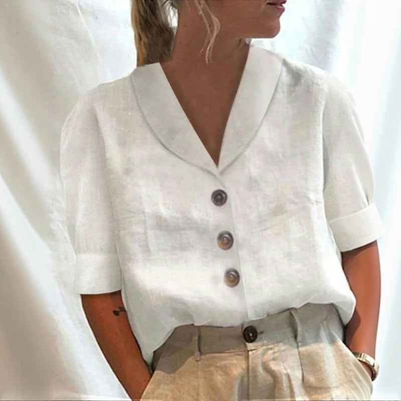 Sophie - Timeless Lapel Blouse