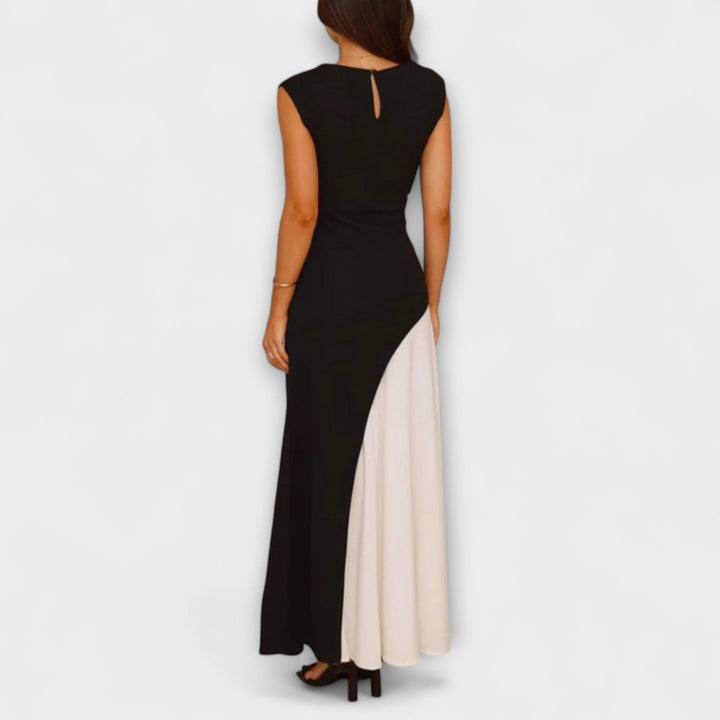 Isabel - Color Block Waist Dress