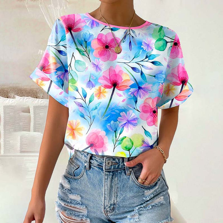 Sophia - Floral Print Blouse
