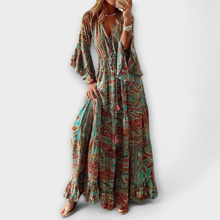 Sophie - Printed Maxi Dress
