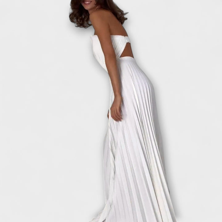Athena - Pleated Midi Dress