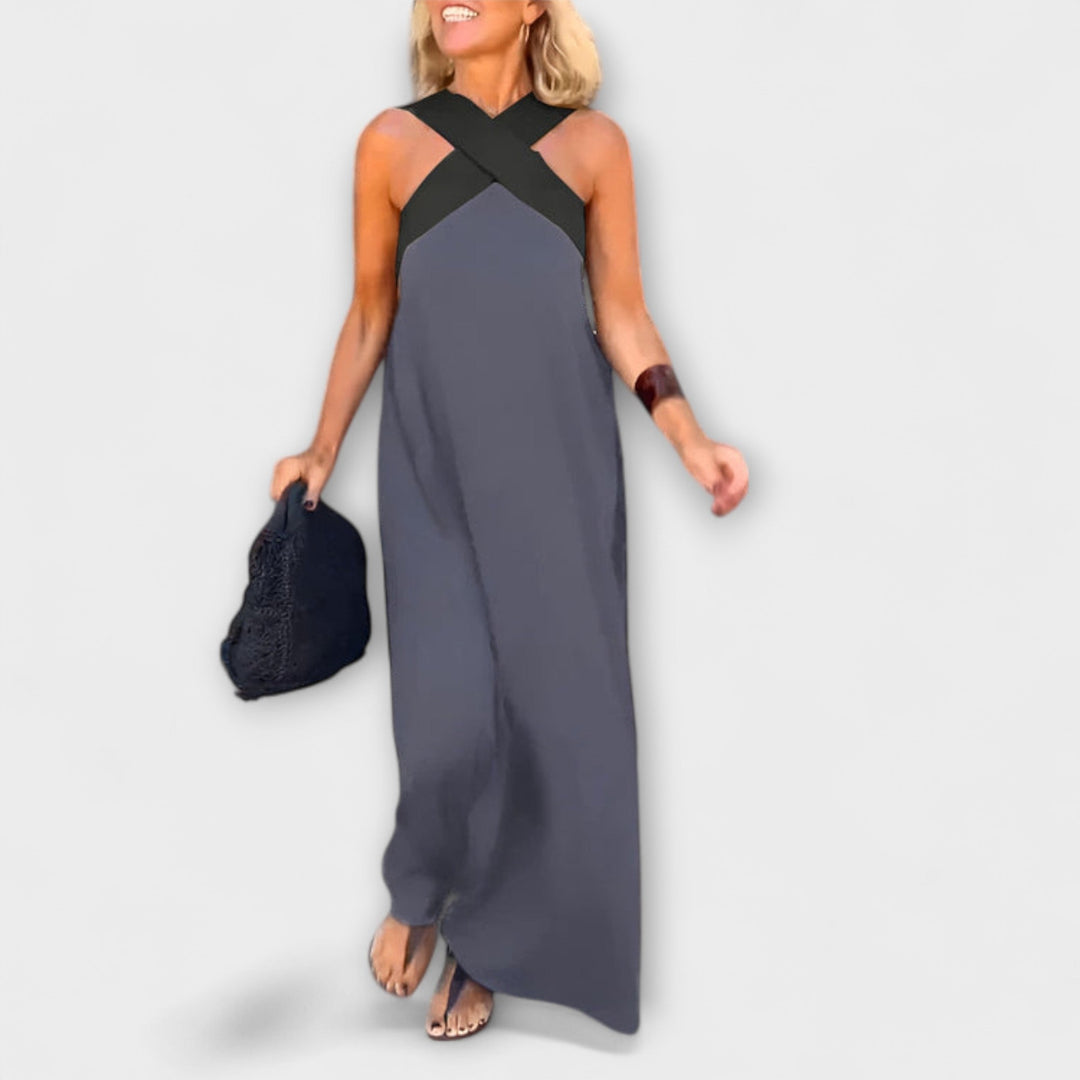 Sophia - Flowing Crossover Dress