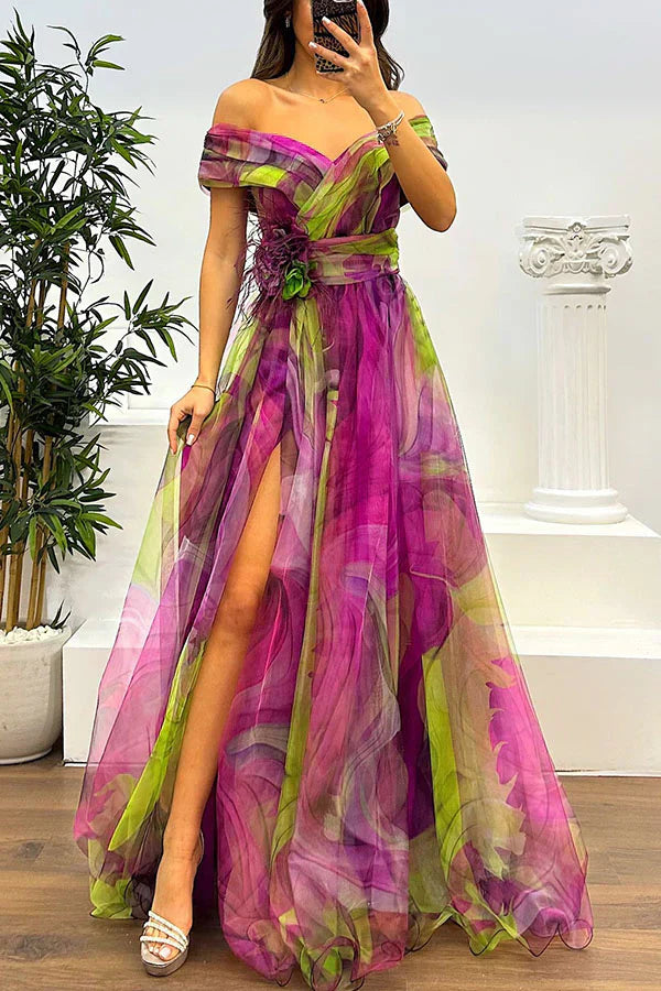 Nora – Off-Shoulder Maxi Dress