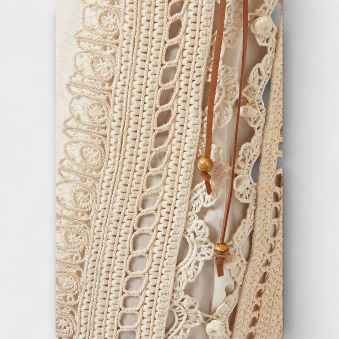 Mira - Cream Maxi Dress