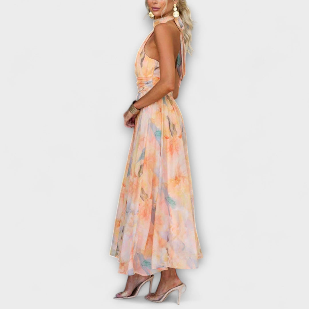 Sophie - Halter Maxi Dress
