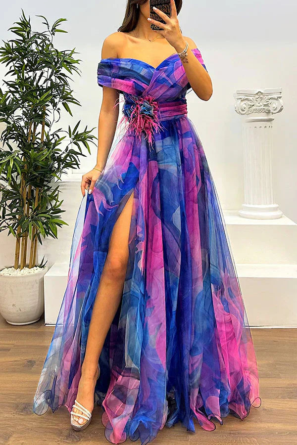 Nora – Off-Shoulder Maxi Dress