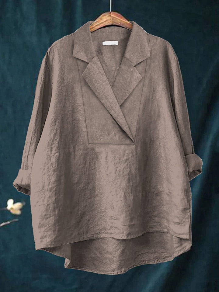 Sophia - Ruffle Trim Blouse