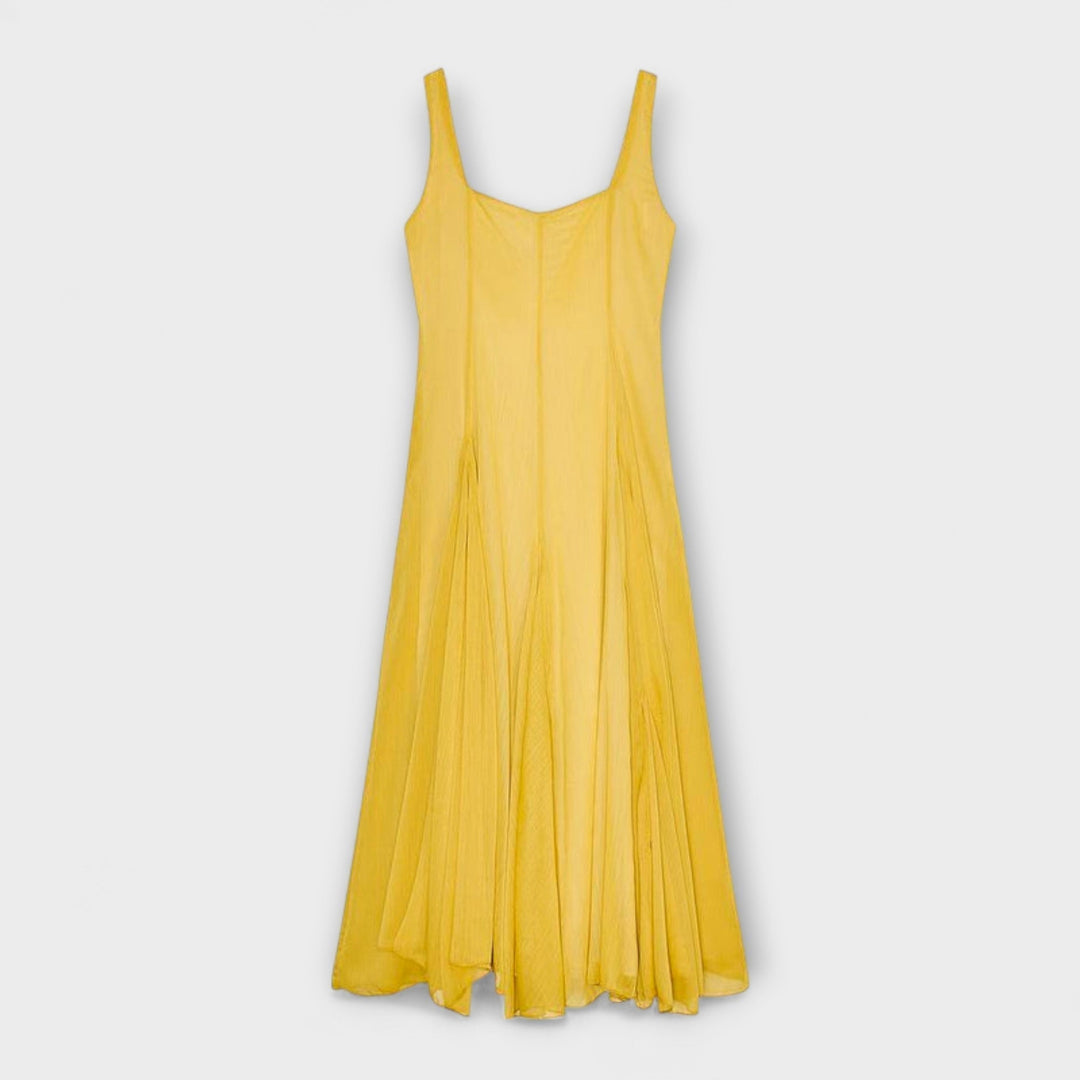Lilith - Square Neckline Midi Dress