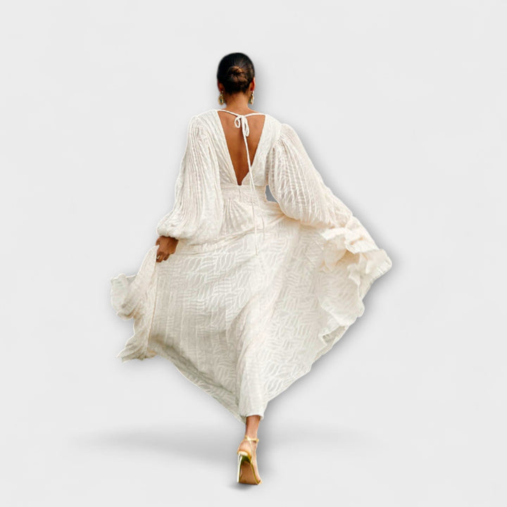 Sophie - Cream Maxi Dress