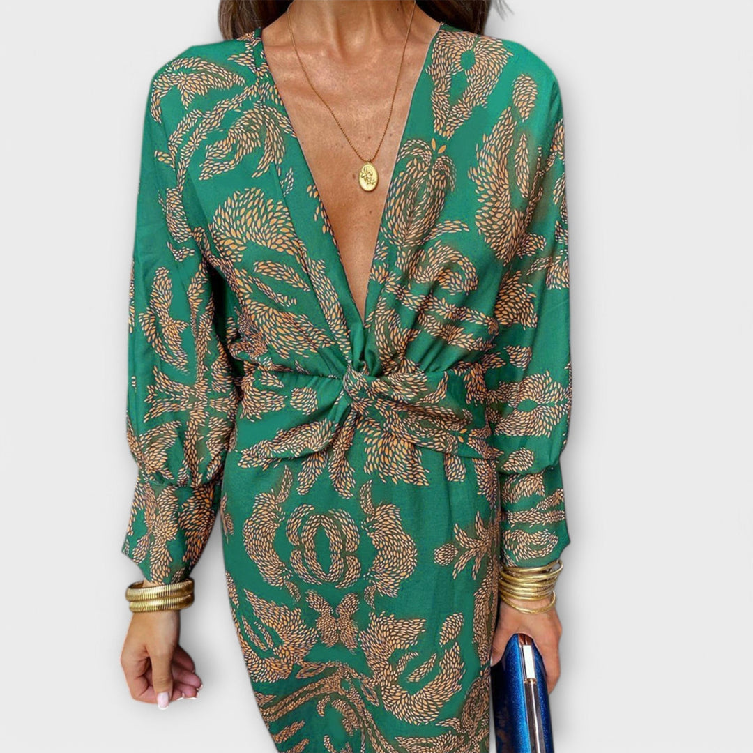 Isla - Elegant Long-Sleeve Dress
