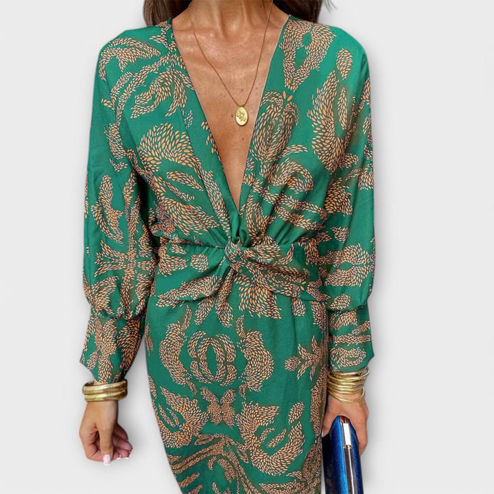 Isla - Elegant Long-Sleeve Dress