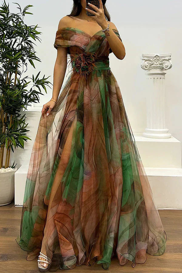 Nora – Off-Shoulder Maxi Dress