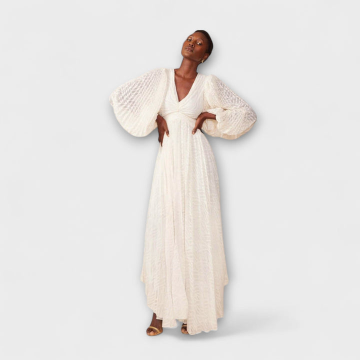 Sophie - Cream Maxi Dress