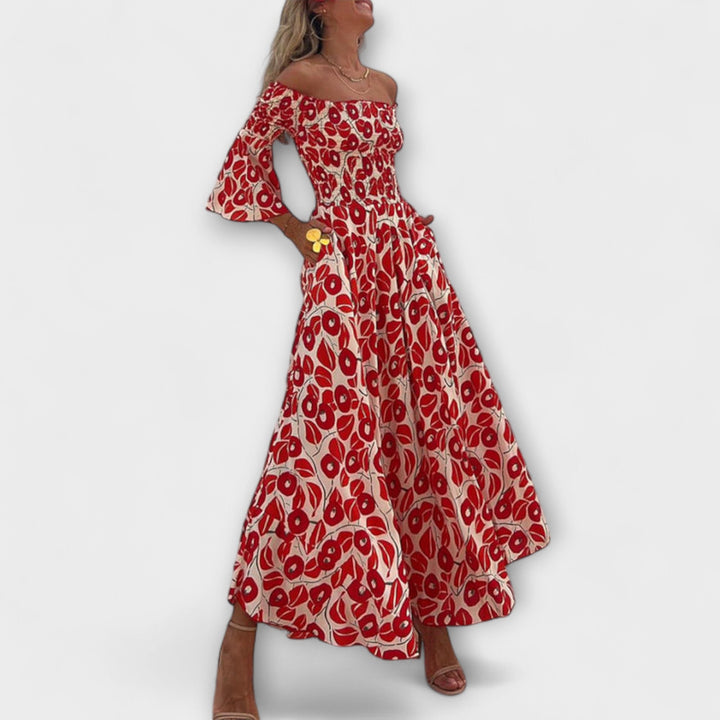 Sienna - Off-Shoulder Maxi Dress