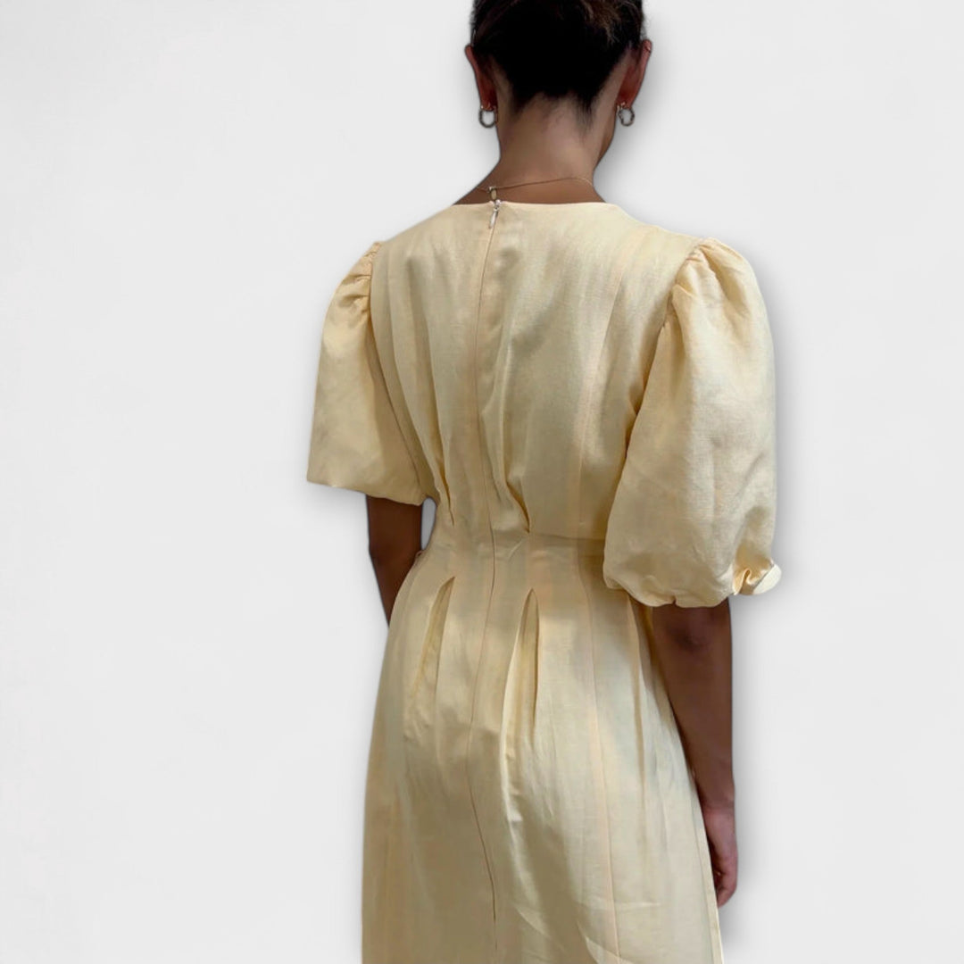 Josephine - Butter Yellow Maxi Dress