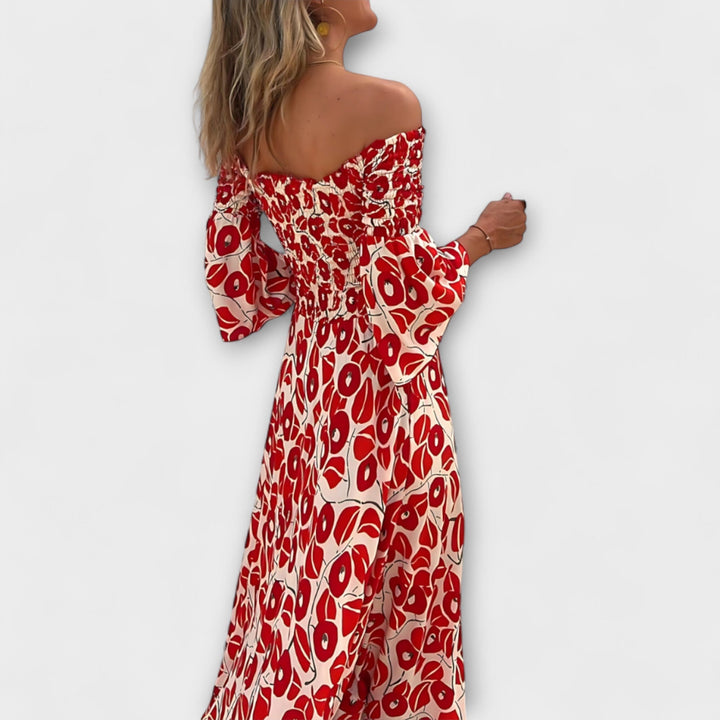 Isla - Off-Shoulder Floral Dress