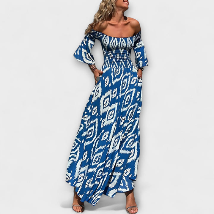 Isla - Off-Shoulder Floral Dress