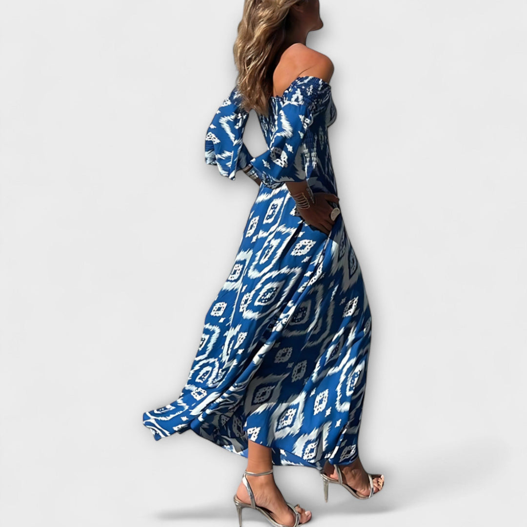 Isla - Off-Shoulder Floral Dress