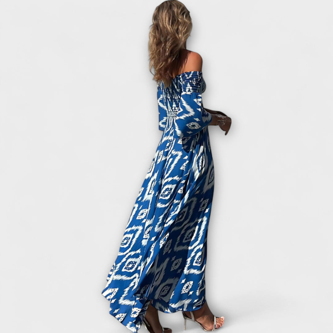 Isla - Off-Shoulder Floral Dress