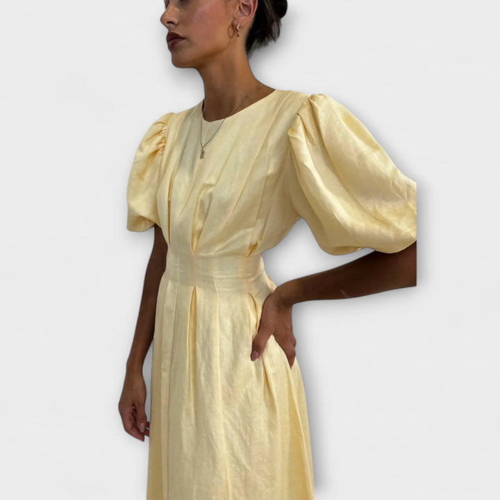 Josephine - Butter Yellow Maxi Dress