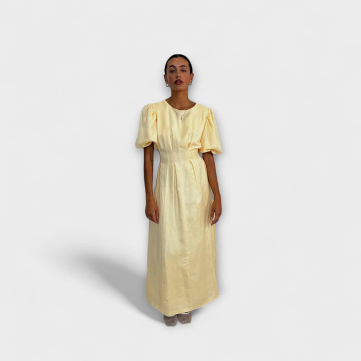 Josephine - Butter Yellow Maxi Dress