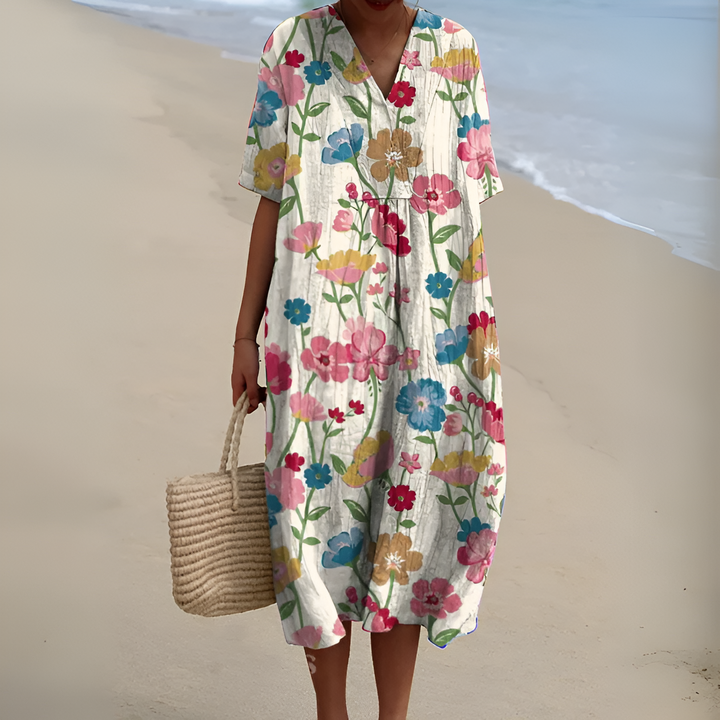 Elsie - Bloomfield Garden Midi Dress