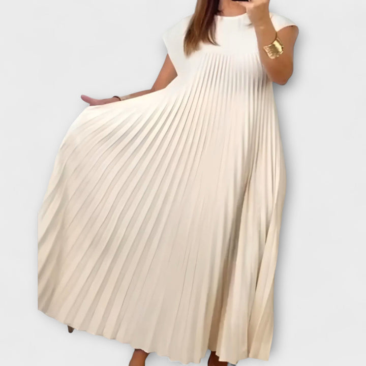 Zoe – Pleated Midi Dress