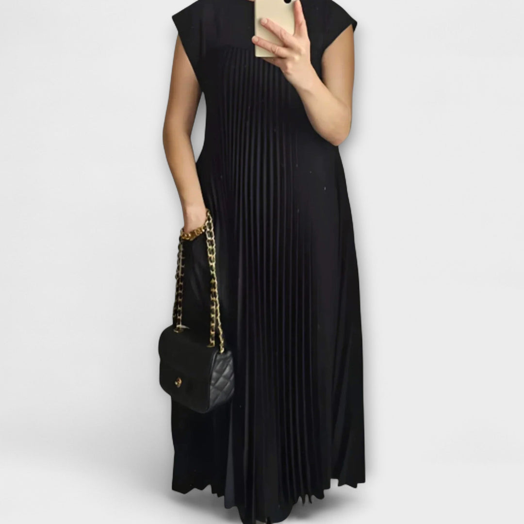 Zoe – Pleated Midi Dress