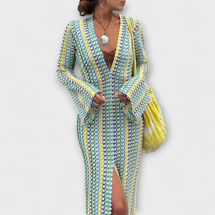 Elina – Flowing Vacation Maxi Dress