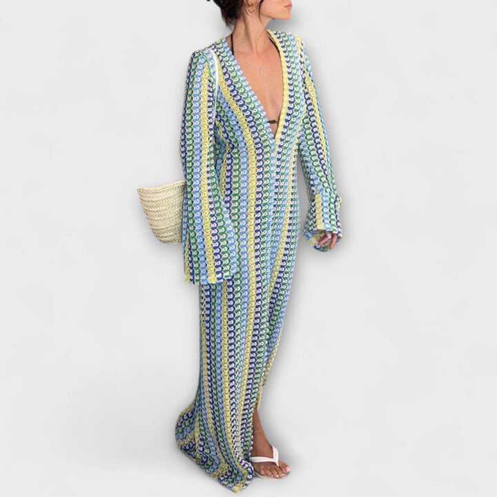 Elina – Flowing Vacation Maxi Dress