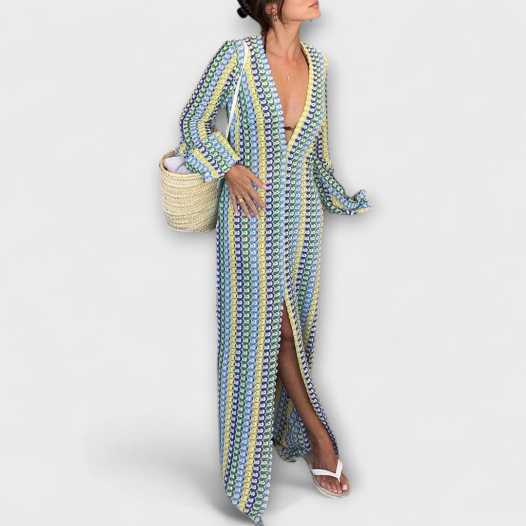 Elina – Flowing Vacation Maxi Dress