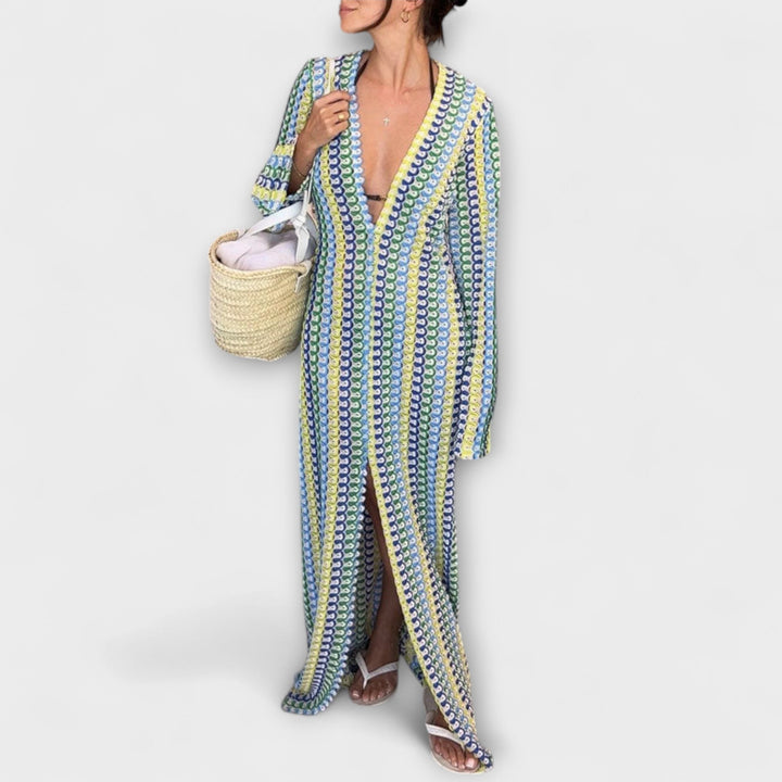 Elina – Flowing Vacation Maxi Dress