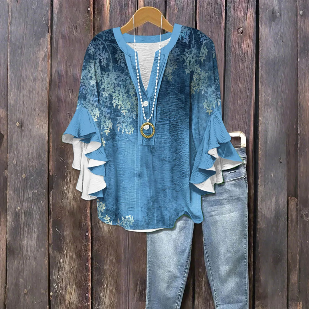 Isla Blouse - Vintage Printed