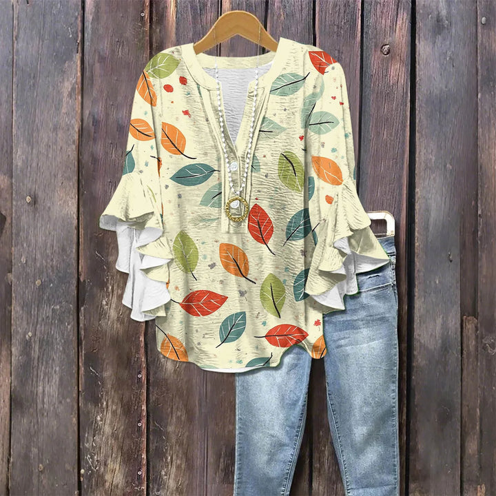 Isla Blouse - Vintage Printed