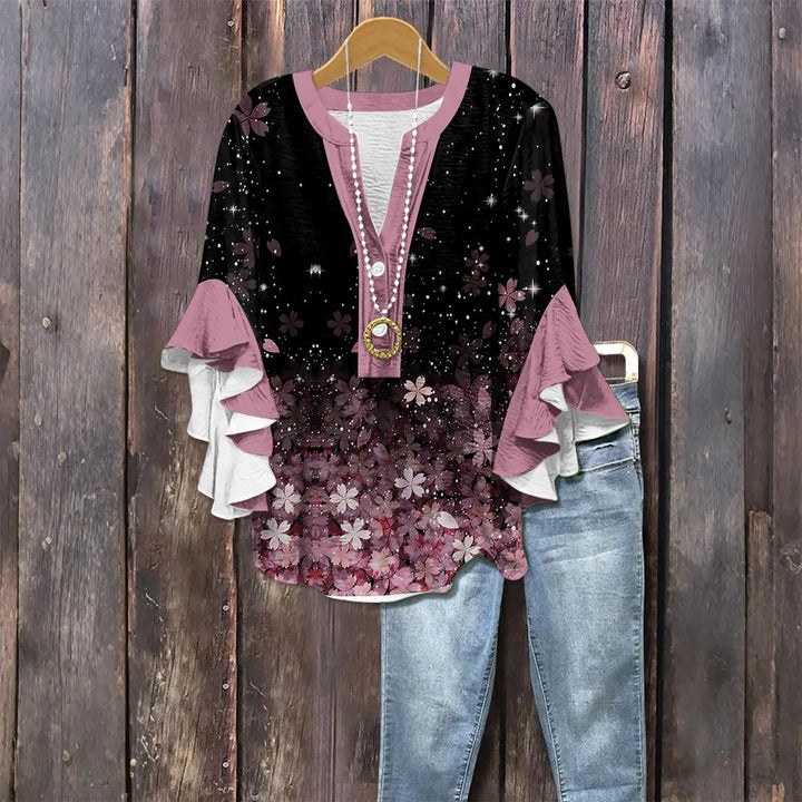 Isla Blouse - Vintage Printed