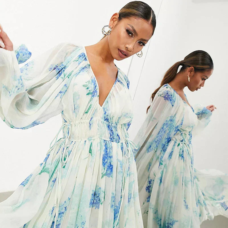 Selene – Effortless Floral Dress
