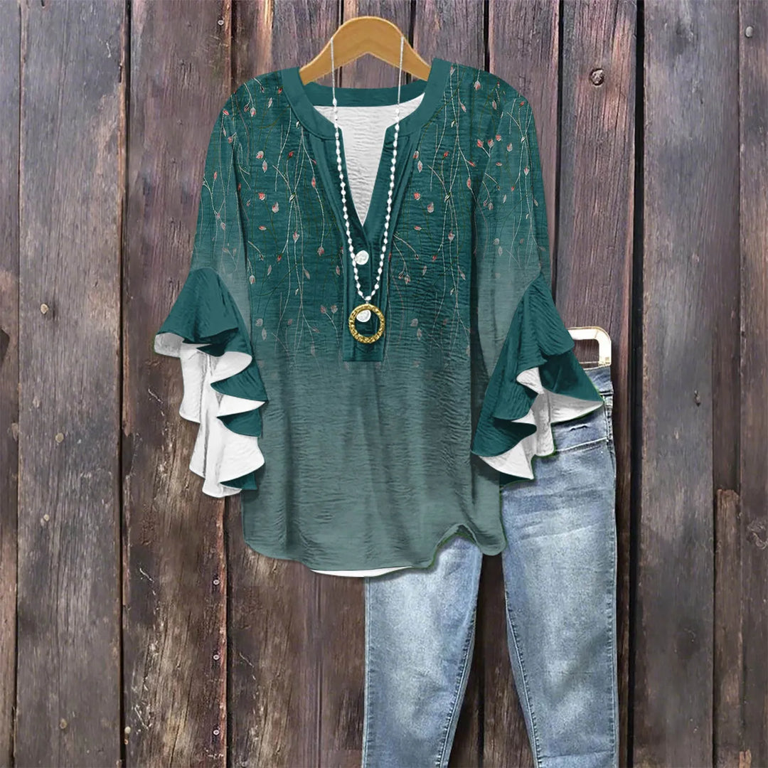 Isla Blouse - Vintage Printed