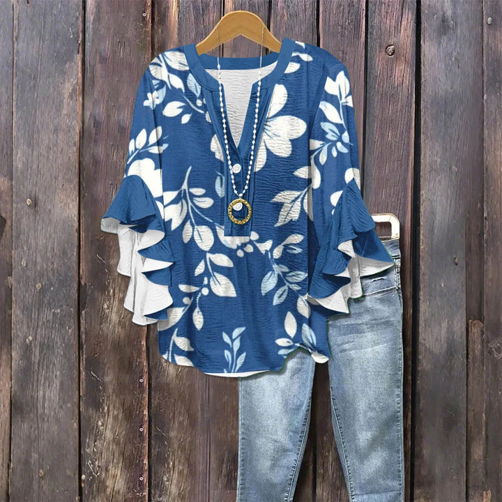 Isla Blouse - Vintage Printed