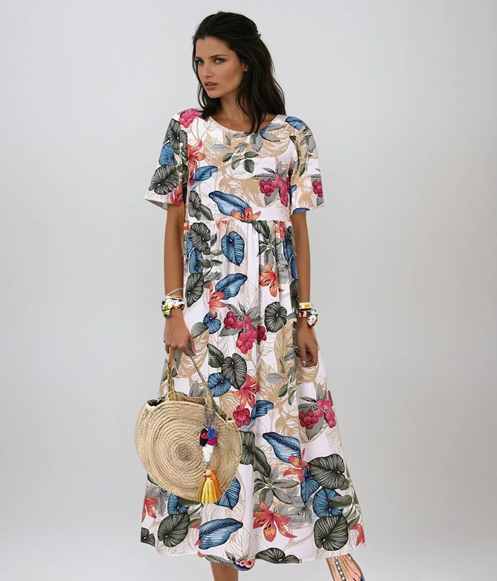 Sophie - Graceful Summer Bloom Dress