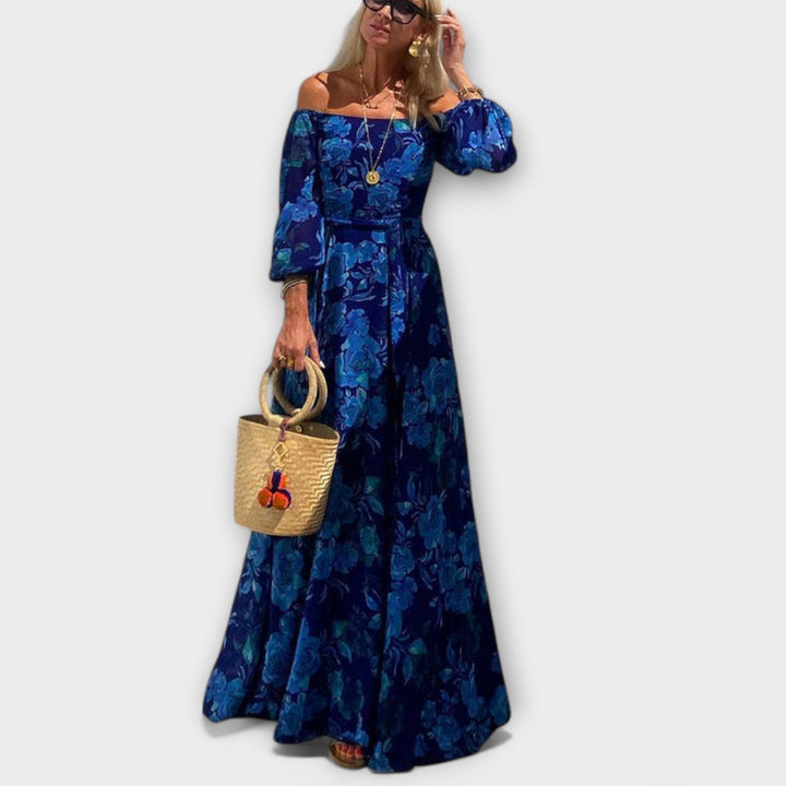 Sophie - Floral Off-Shoulder Maxi Dress