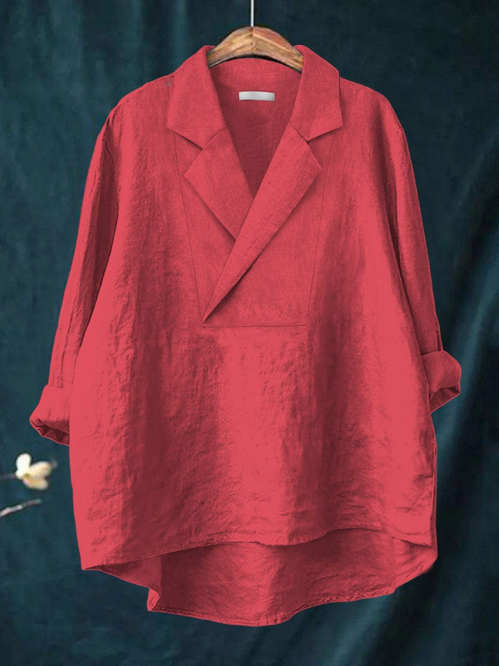 Sophia - Ruffle Trim Blouse