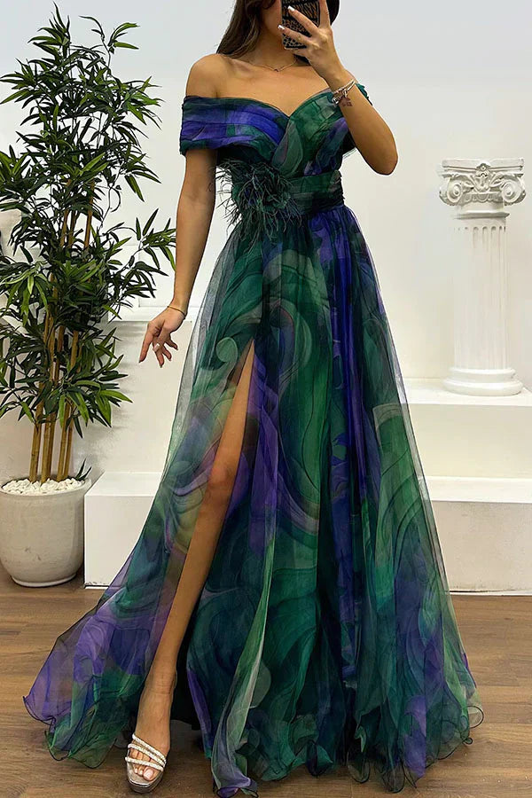 Nora – Off-Shoulder Maxi Dress