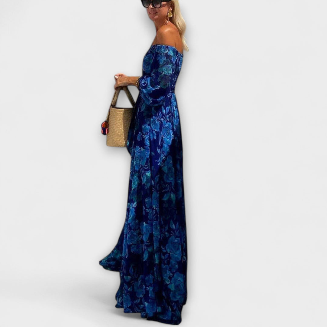 Sophie - Floral Off-Shoulder Maxi Dress