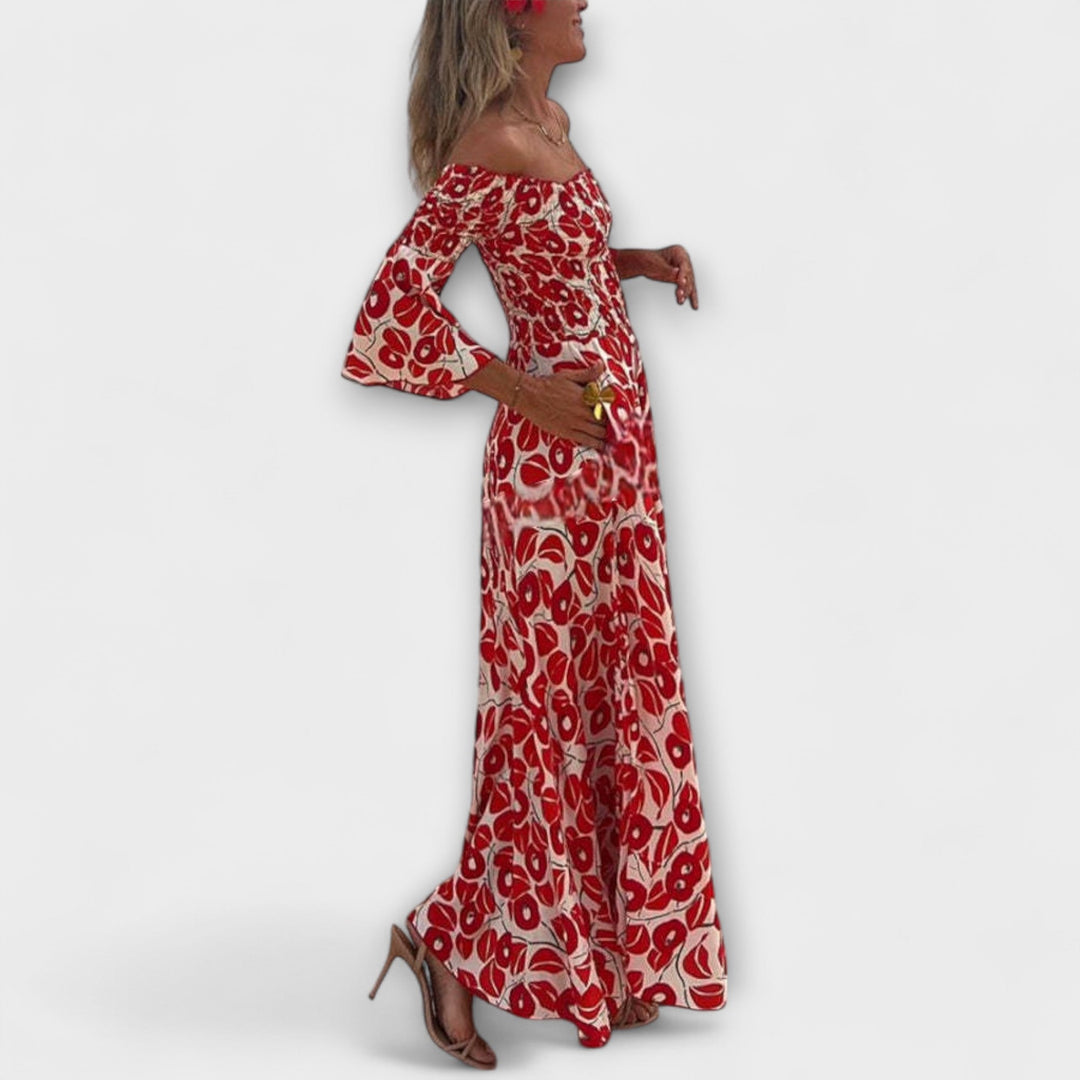 Sienna - Off-Shoulder Maxi Dress