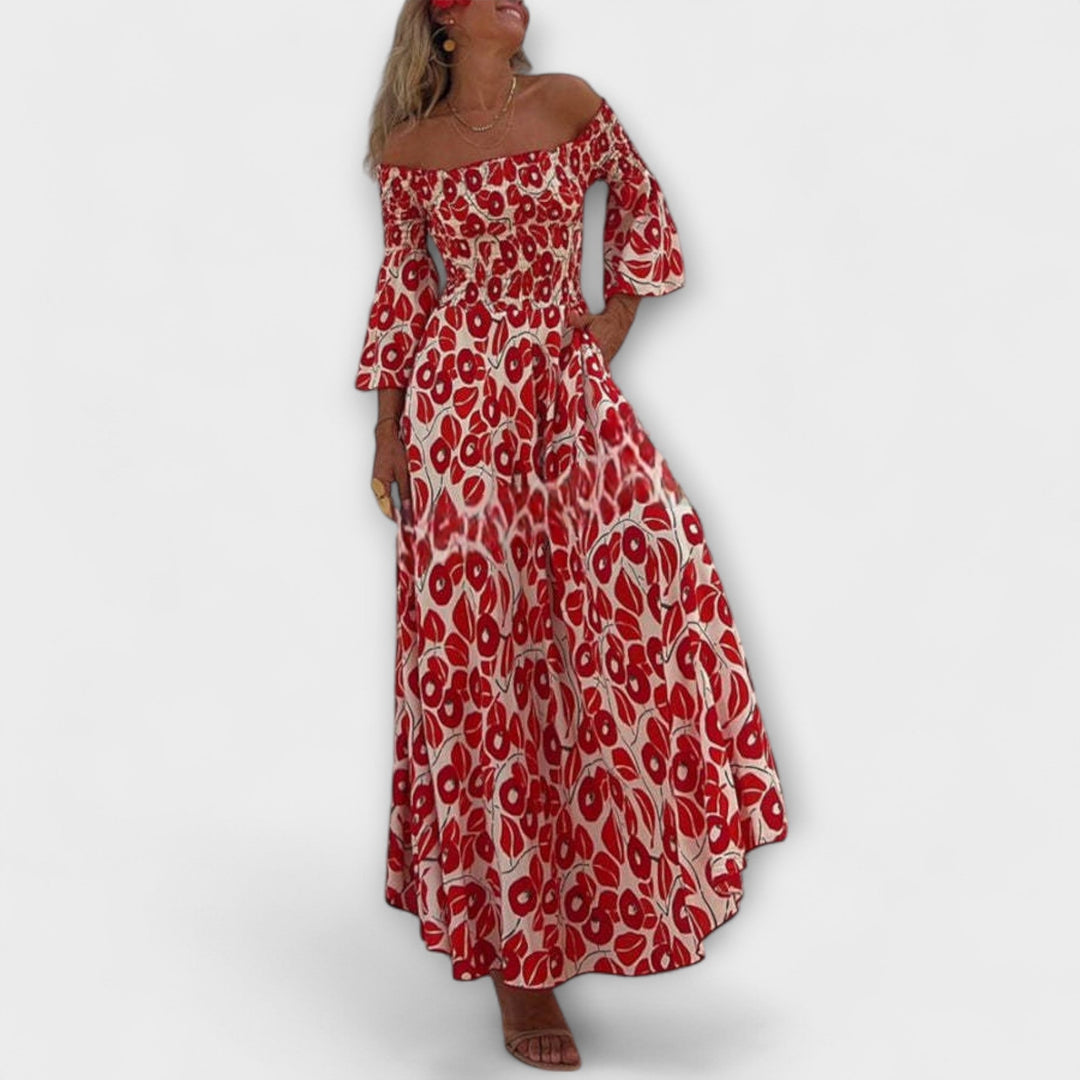 Sienna - Off-Shoulder Maxi Dress